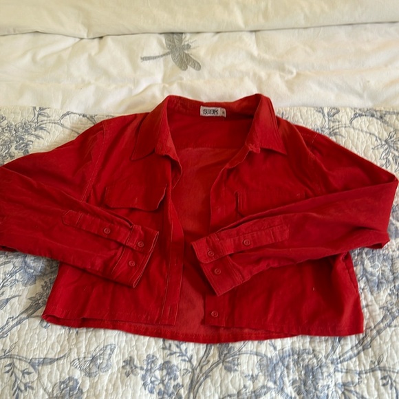 LF button up red shirt/jacket size S - Picture 1 of 1